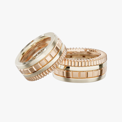 Quatre Radiant Matching Wedding Rings